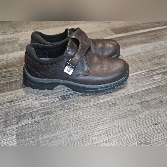 Shoes - 🩵Teva Margote Leather Loafers Mens Size 7.5 Brown Buckle Shoes💜